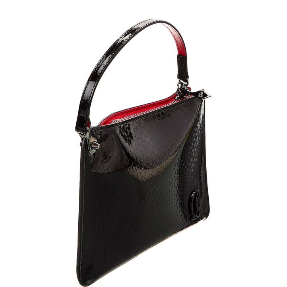 Christian Louboutin CL Embossed Patent Pouch - Picture 3 of 4